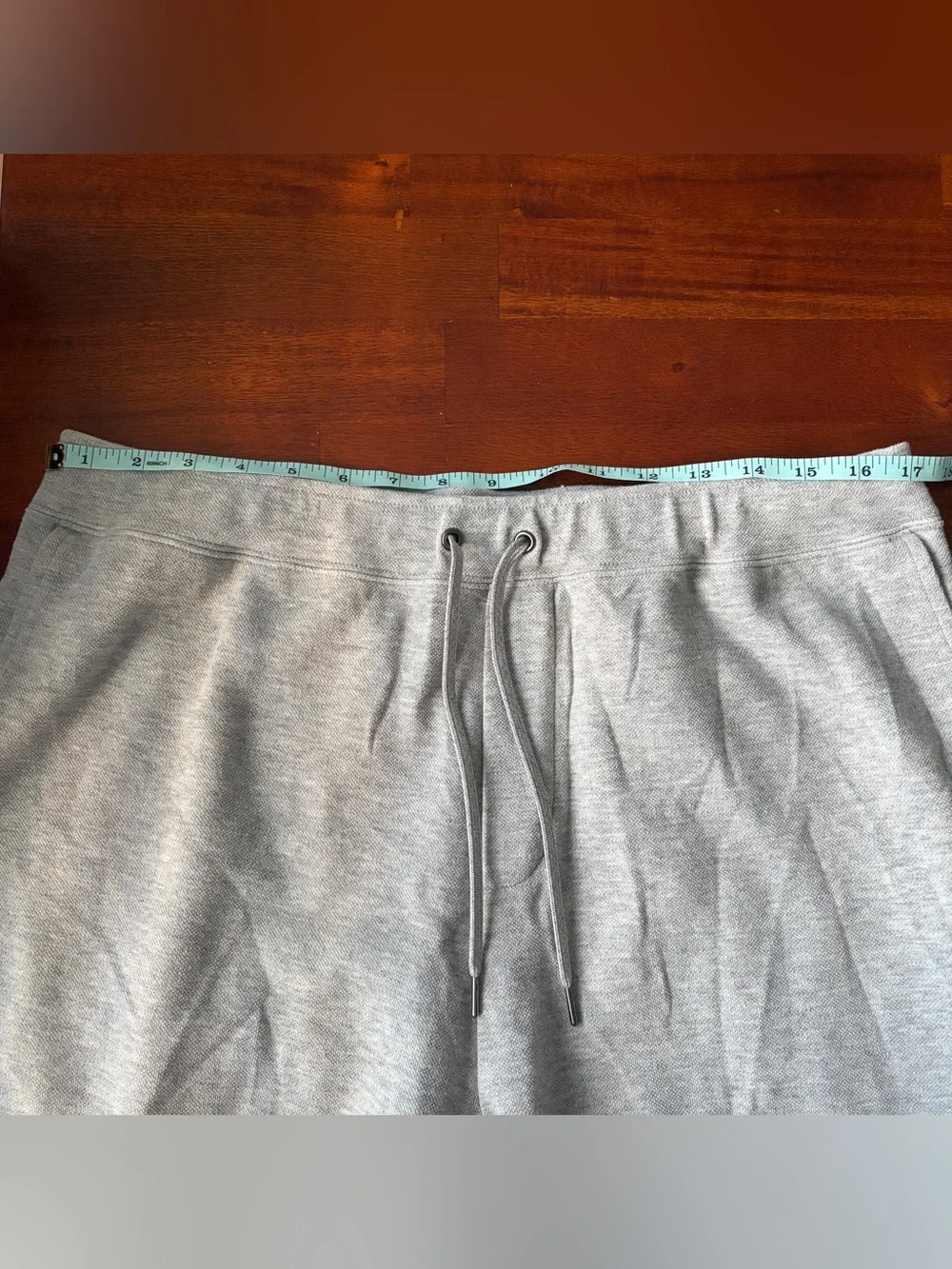 Polo Ralph Lauren Gray Textured 9” Sweat Shorts POLO logo L